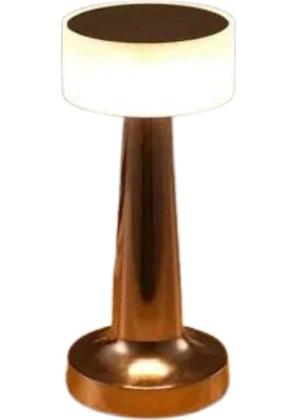 Kablosuz Renkli Masa ve Gece Lambası Altın Rengi Dokunmatik LED Lamba indirimleri