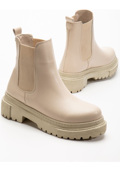 812-2137 Bej Lastikli Günlük Kadın Bot indirimleri