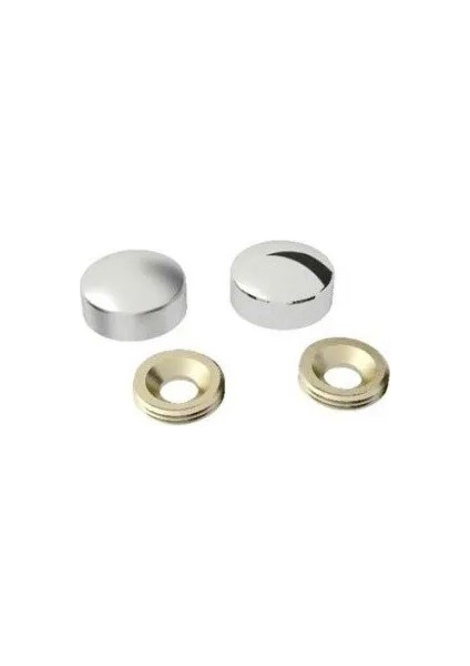 Vida Kapama Kapağı 13 Mm, Krom - 10 Adet - Lisinya