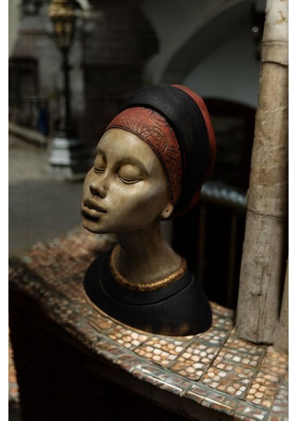 Dekoratif Afrikalı Kadın Biblo fiyatları