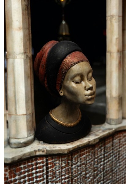 Dekoratif Afrikalı Kadın Biblo modelleri