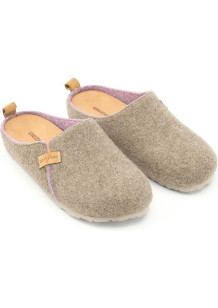 Kışlık Keçe Comfort Taban Kadın Ev Bahçe Terlik modelleri