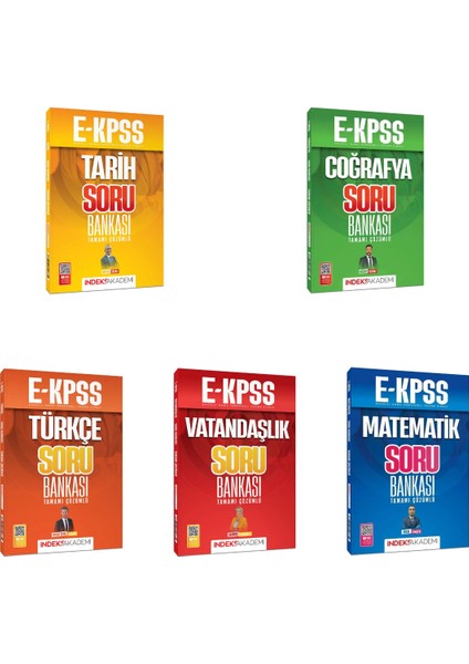 İndeks Akademi 2026 EKPSS Tüm Dersler Çözümlü Soru Bankası Seti 5