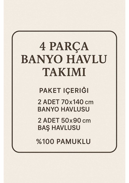 4 Parça Banyo Havlu Takımı &AMP;#37;100 Pamuklu Dry Antrasit Mavi modelleri