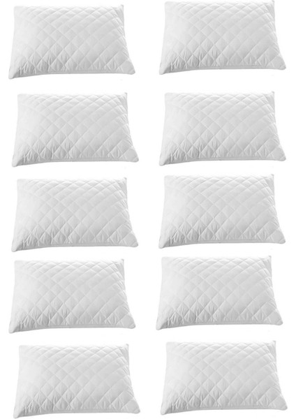 10 Lu Kapitoneli Yastık Koruyucu 100 Pamuk 50X70