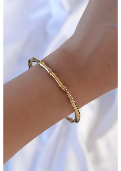 316L Çelik Altın Renk Kemik Model Bileklik - Lisinya fiyatları