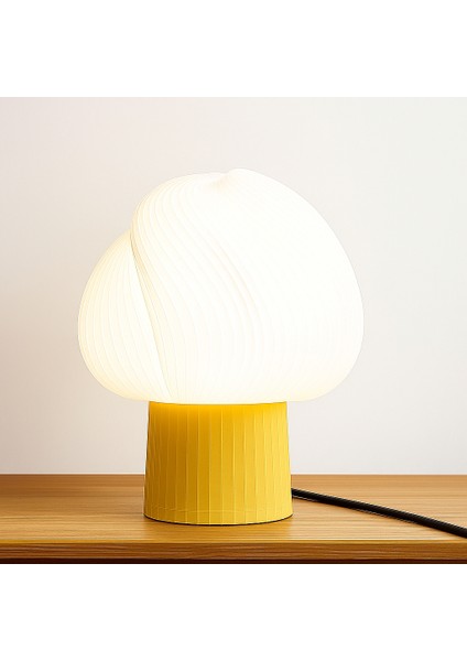 Spiral Tasarımlı Modern Masa Lambası – E27 Uyumlu Dekoratif Gece Lambası | Kablolu Enerji Tasarruflu LED Aydınlatma fiyatları