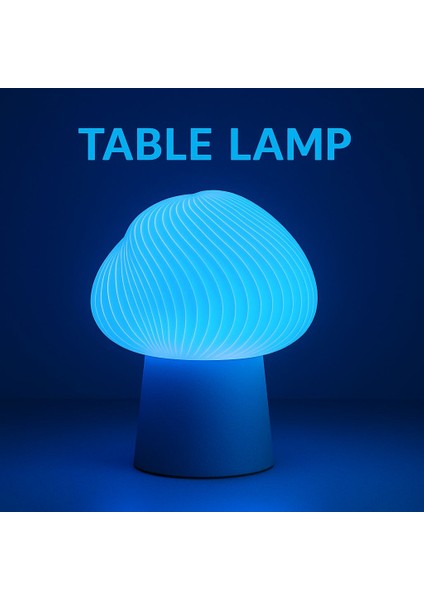 Spiral Tasarımlı Modern Masa Lambası – E27 Uyumlu Dekoratif Gece Lambası | Kablolu Enerji Tasarruflu LED Aydınlatma indirimleri