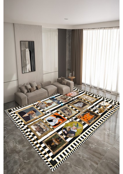 Yeni Desen Yıkanabilir Kaymaz Tabanlı Bohem Tarz Dijital Baskı Salon Halısı, Yumuşak Dokulu Lüks Halı Modeli ve 40 x 60 Çok Renkli Renk Dikdörtgen Halı fiyatları