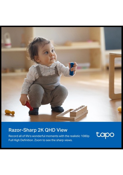 Tp-Lınk Tapo C222, 4,0mpix, Iç ve Dış Mekan, Wifi-Ethernet, 12MT. Gece Görüşü, 360 Dönüş, Dikey ve Yatay Hareket, Iki Yönlü Ses, Yapay Zeka Destekli Güvenlik Kamerası modelleri
