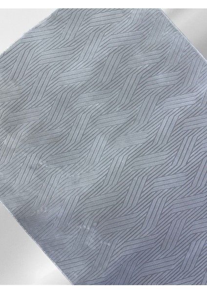 4303 Desen Gri Renk Kesme Kaymaz Taban Halı Yolluk