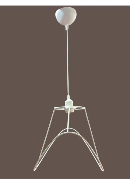 Yaprak Avize Teli , Iskeleti (Büyük Boy 50X32 Cm) Beyaz Statik Boyalı (Duy Takımı Dahil) fırsatları