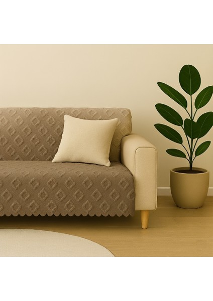 Koltuk Örtüsü 175x215 cm – Kaymaz Şönil Kumaş, Yıkanabilir Çekyat & Kanepe Örtüsü (Bej / Krem / Taş / Gri / Vizon)