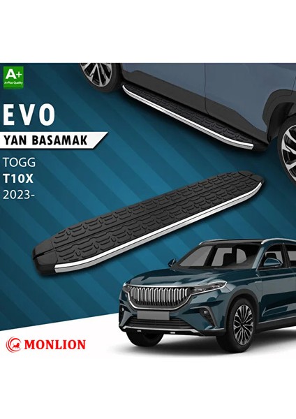 Togg T10X Newline Krom Yan Basamak 203 cm 2023 Üzeri A+ Kalite