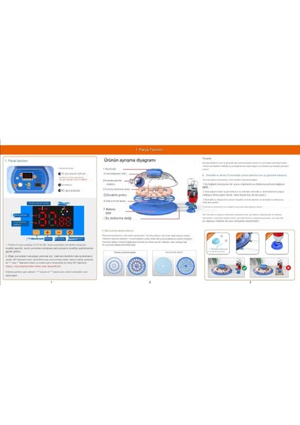 240 Kuş Yumurta Kapasiteli Otomatik Çiftlik Kuluçka Makinesi : Yumurta, Bıldırcın ve Kanatlılar Için MZ-240