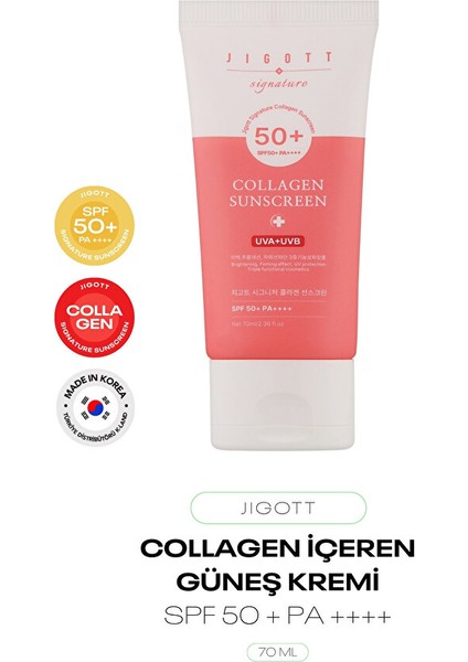 Kolajen Içeren Yüz Güneş Kremi Signature Collagen Sun Screen Spf 50 + Pa ++++