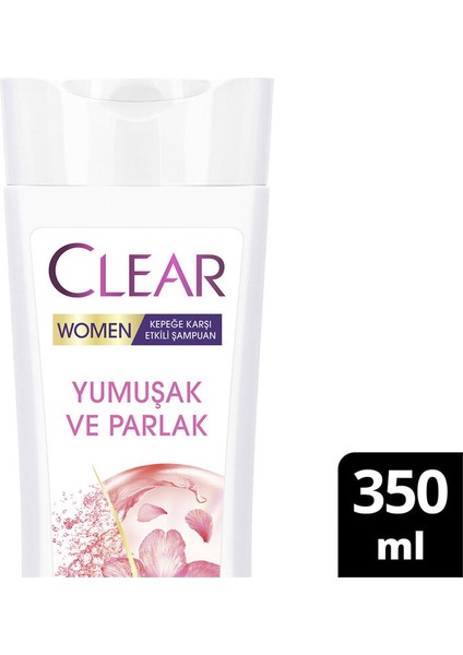 4 Adet Clear Women Parlak Kiraz Çiçeği Şampuan 350 ml fiyatları