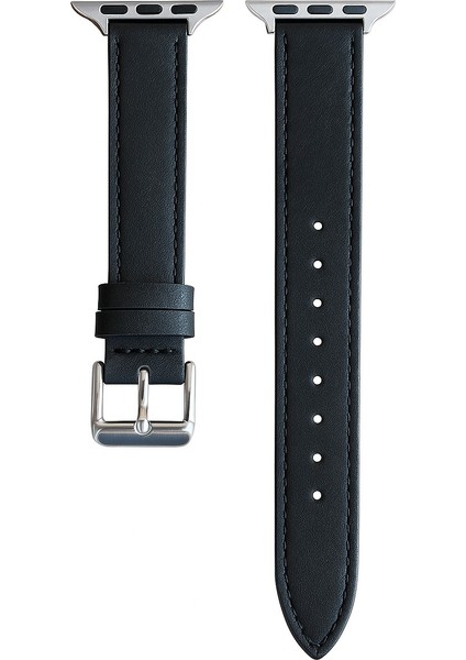 Apple Watch 11-10(42MM) 9-8-7(41MM) 6 5 4 SE(40MM) 3 2 (38MM) Uyumlu Slim Ince Pu Deri Kordon Kayış fiyatları