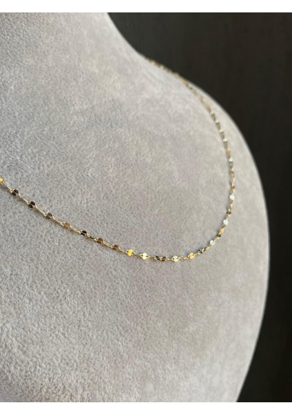 14 Ayar Altın Işıltılı Çıtır Kolye fiyatları