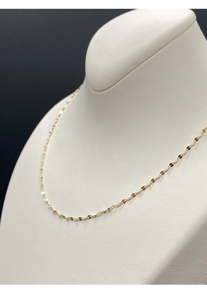 14 Ayar Altın Işıltılı Çıtır Kolye fırsatları