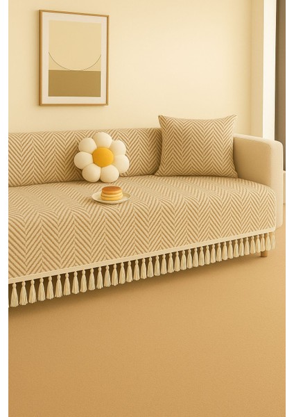 Berlina Koltuk Örtüsü Kaymaz Kumaş Özelliği | Koltuk Şalı 180 x 200 cm PIKE8882199