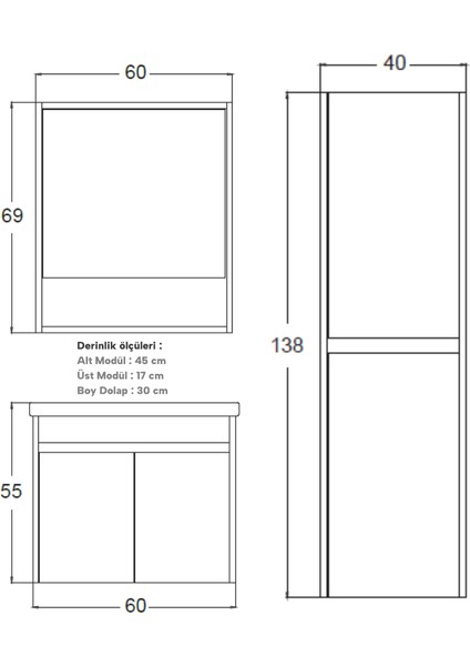 Vıva Boy Dolabı modelleri