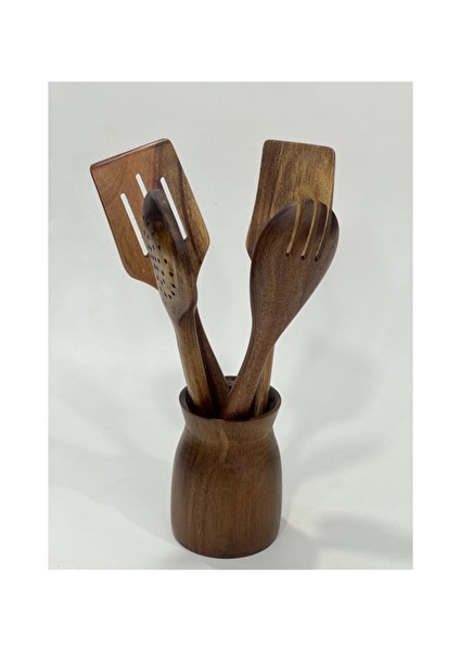 4 Adet Arow Akasya Servis Seti 5 Parça