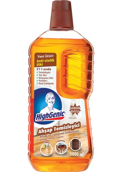 3 Adet Highgenic Ahşap Temizleyici 1000 ml fiyatları