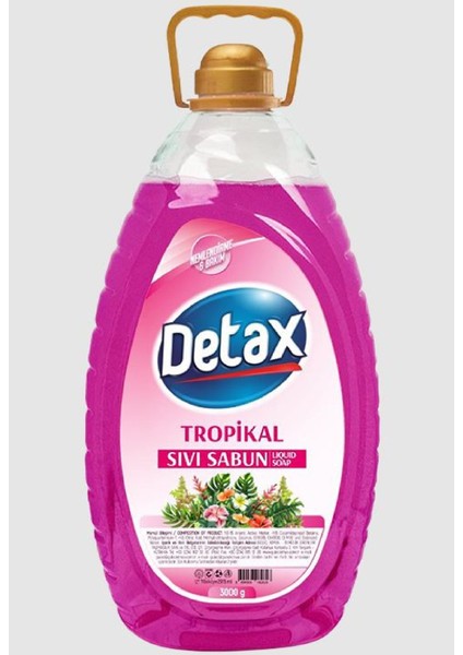 Sıvı El Sabunu 3000 ml Tropikal