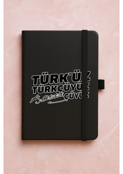 Promosyon Tarihsiz Premium Termo Defter Desenli 192 Yaprak - Atatürkçüyüz