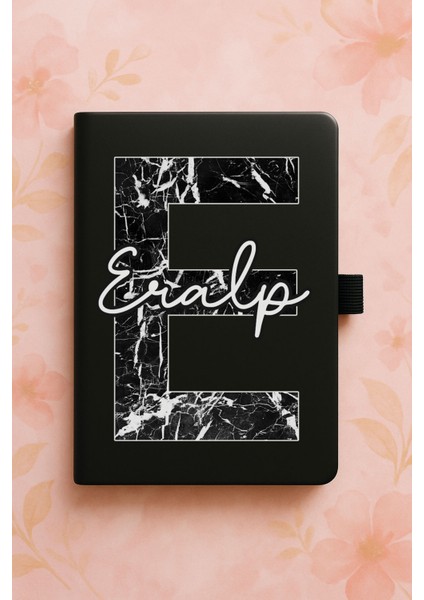 Kişiye Özel Isim Ad Yazılı Tarihsiz Uv Baskı Termo Defter - E Harfi