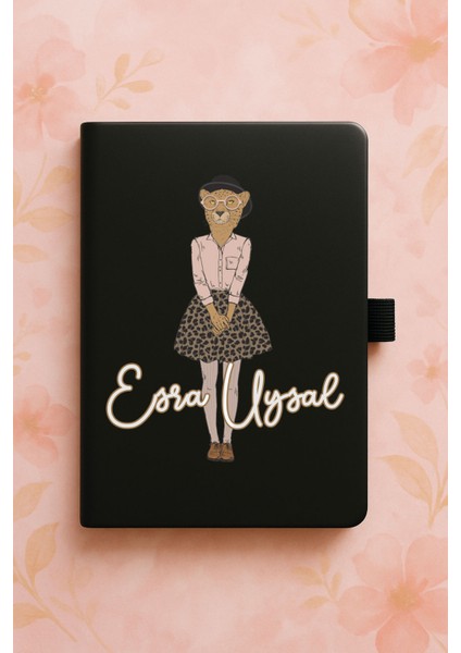 Kişiye Özel Isim Ad Yazılı Tarihsiz Uv Baskı Termo Defter - Model 34