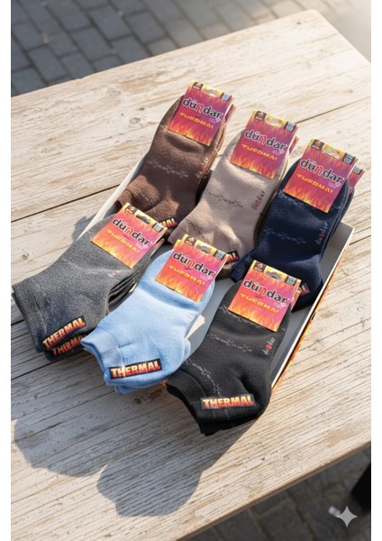 Unisex Havlu Thermal Patik Çorap, Asorti, 12 Adet Fiyatıdır modelleri