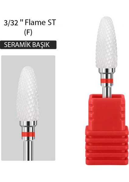 Seramik Freze Ucu, Protez Tırnak Jel Tırnak, Kuru Manikür Kullanımına Uygun