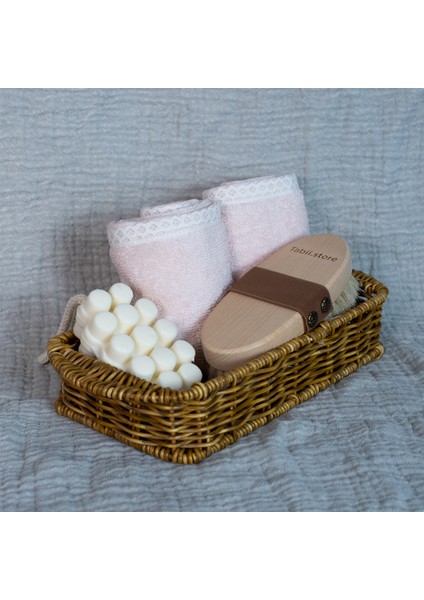 Tabii'm At Kılı Selülit ve Vücut Fırçası %100 Doğal - Pamuklu Özel Ham Bez Kese Hediyeli fırsatları