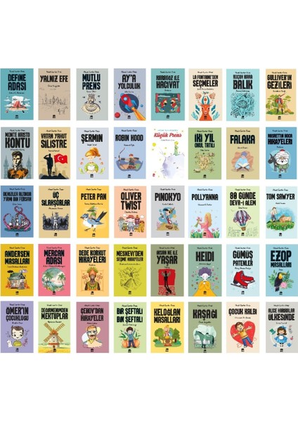 Türk ve Dünya Klasikleri Seti 40 Kitap (2-6. Sınıf)