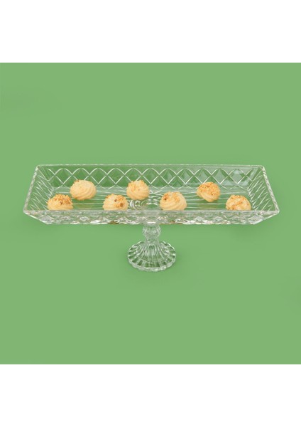 Glass Linka Sunumluk - Şeffaf - 39X15X14 cm fiyatları