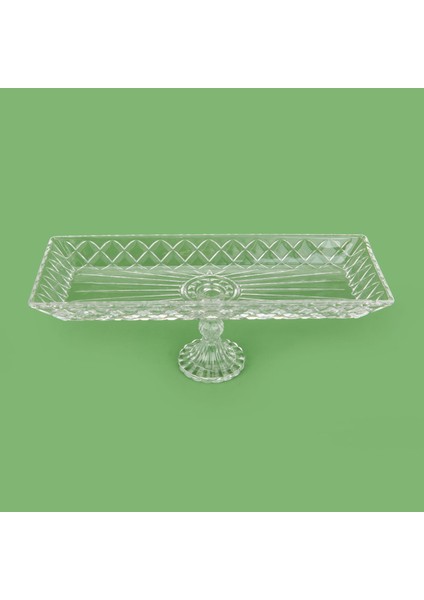 Glass Linka Sunumluk - Şeffaf - 39X15X14 cm modelleri