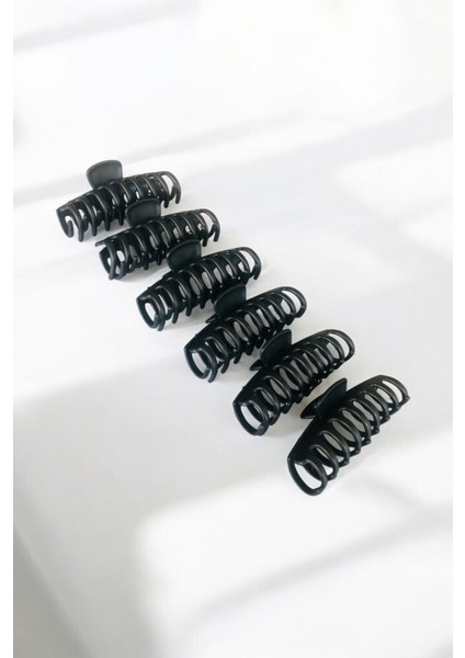 11 cm Büyük Boy Tırpan Model Renkli Kadın Saç Tokası | 6’lı Set – Güçlü Tutuculuk – Mat Yüzey fiyatları