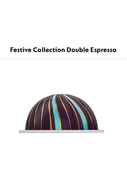 Festine Collection Duoble Espresso Vertuo Kapsül Kahve 10 Lu (Vertuo Makine Uyumlu)