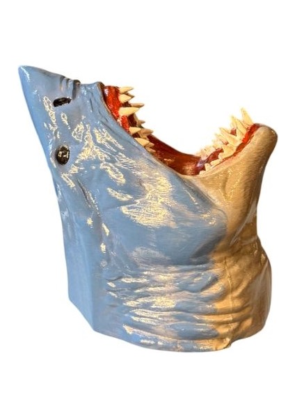 Köpek Balığı Figürlü Şaraplık - El Işçiliği Boyama modelleri