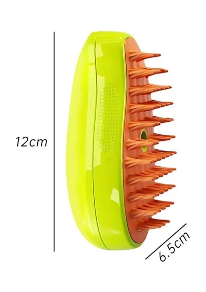 Buharlı Yumuşak Silikon Uçlu Kedi &amp;amp; Köpek Tüy Tarama Tarağı Yıkama Fırçası (5324) fırsatları