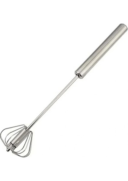 Pratik Paslanmaz Çelik Basmalı Otomatik Çırpıcı Metal Çırpıcı 1 Adet Uzunluk 30CM fırsatları