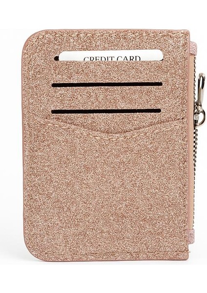 Parlak Simli Fermuar Kapamalı Cüzdan Bölümlü Şıkırtılı Kadın Kartlık fiyatları