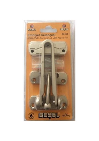 Başel Kapı Emniyet Kelepçesi Saten