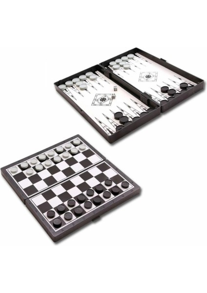 Bfs Nessiworld 1050170 Manyetik Satranç-Tavla 2si 1 Arada -Starokey modelleri