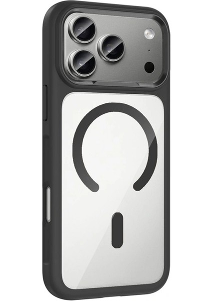 Apple iPhone 17 Pro Kılıf M-Safe Şarj Özellikli Metal Kamera Çerçeveli Redclick Tiko Kapak fiyatları