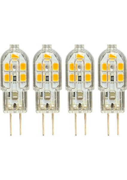 (4 adet) OSAKA 2W Sarı Işık (3000K) G4 Duylu LED Kapsül Ampul