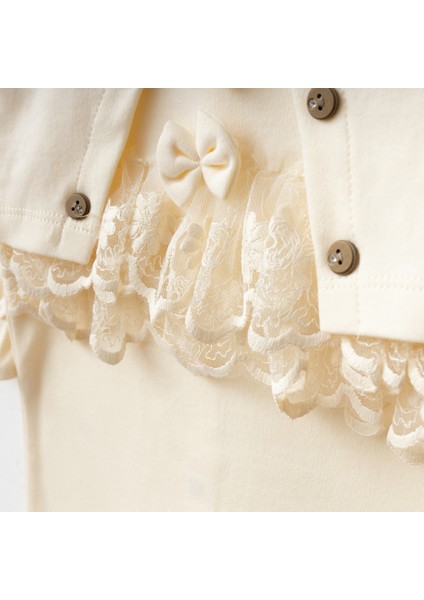 Kız Bebek Mevlütlük Tulum Bandanalı Dantelli modelleri