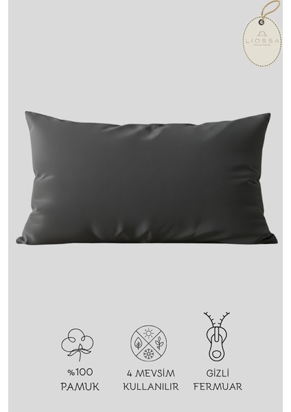 Premium Softtouch™ | 2’li Penye Yastık Kılıfı Seti | %100 Pamuk | 50X70 cm | Fermuarlı | Jersey Kumaş fiyatları